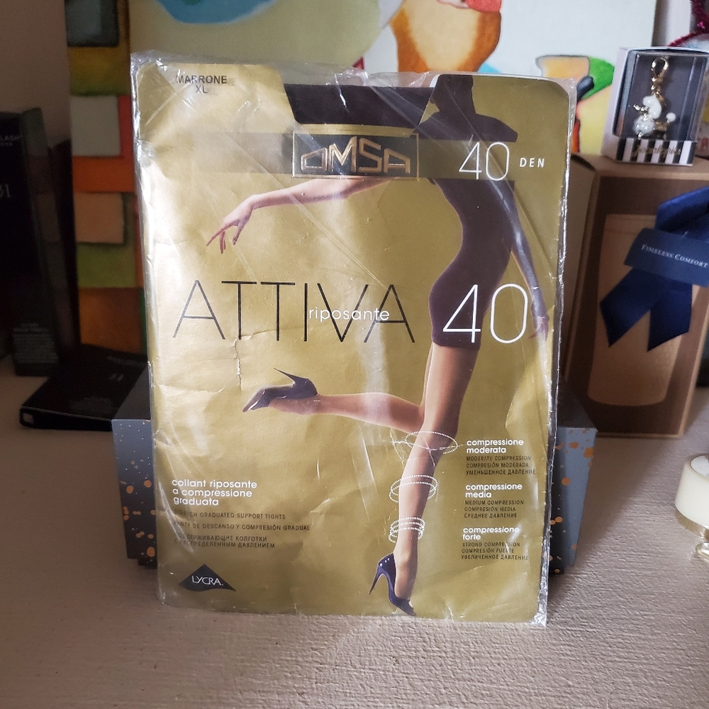 Omsa Tights XL Marrone 40 den